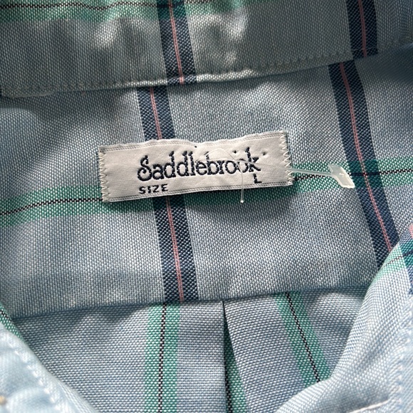 Vtg Saddlebrook Shirt with Mallard embroidered pocket - Picture 6 of 12